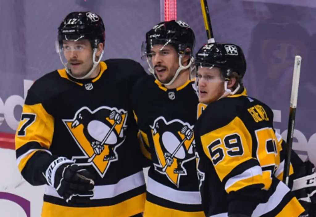 pittsburgh penguins lines, bryan rust, sidney crosby, jake guentzel