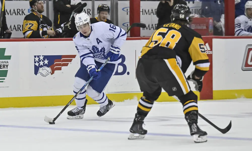 Pittsburgh Penguins coverage. NHL trade chatter on Mitch Marner and Martin Necas.