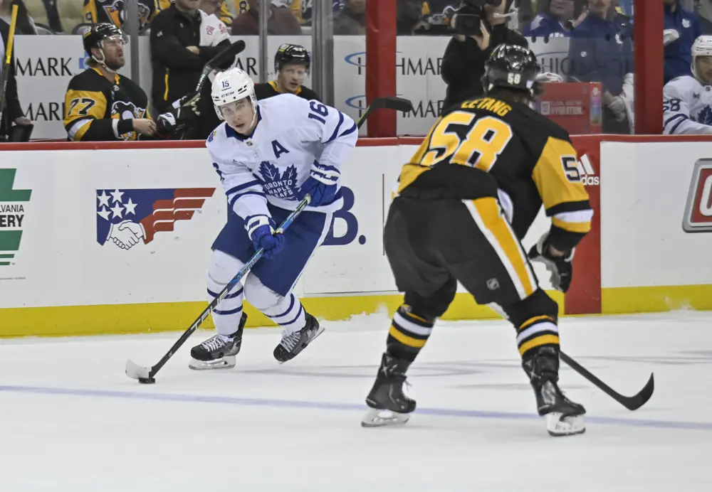 Pittsburgh Penguins coverage. NHL trade chatter on Mitch Marner and Martin Necas.