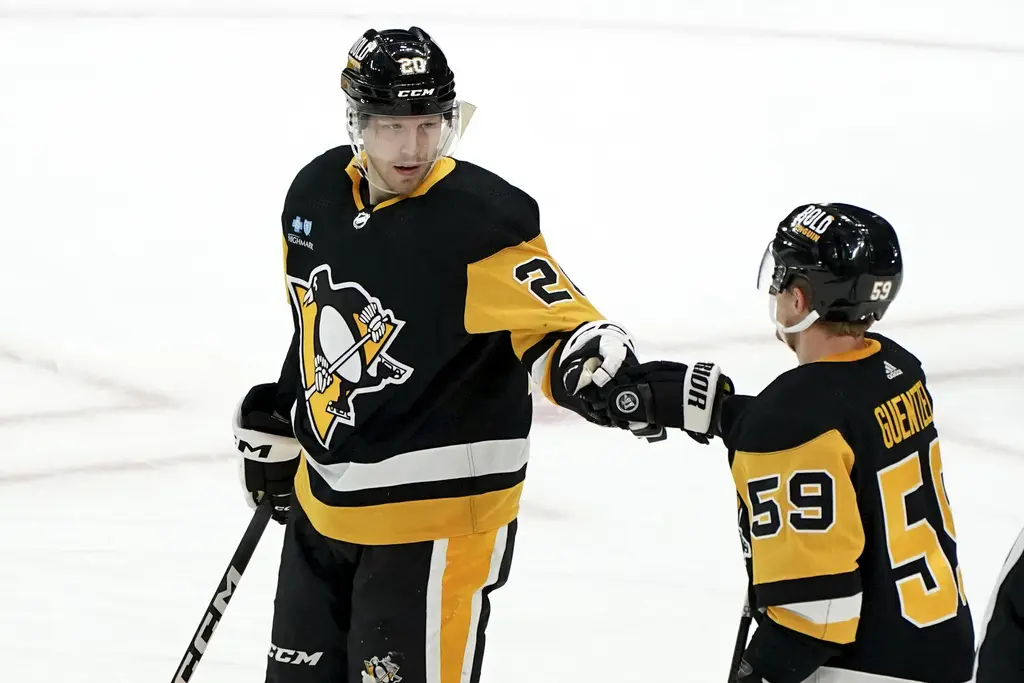 Pittsburgh Penguins game, Lars Eller, Jake Guentzel