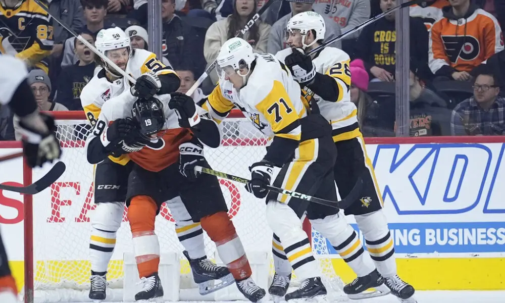 Pittsburgh Penguins game, analysis, new lines, win over Flyers