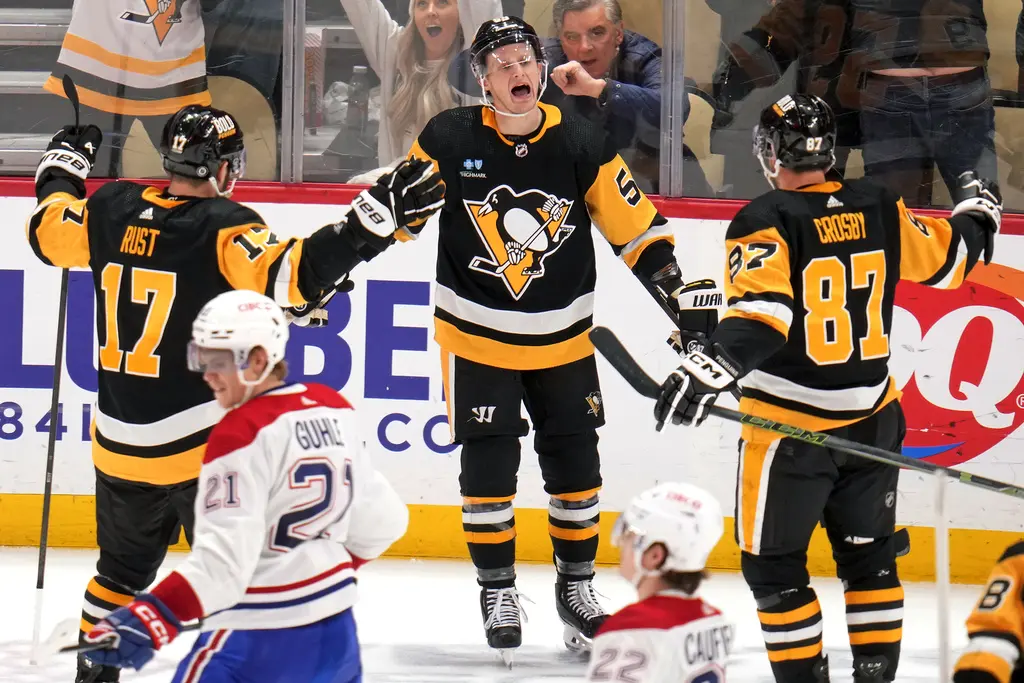 Pittsburgh Penguins game, Jake Guentzel, Sidney Crosby