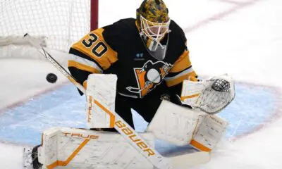 Pittsburgh Penguins starting goalie, Joel Blomqvist