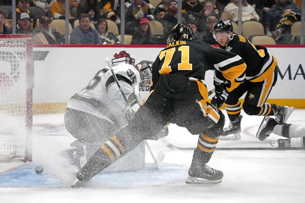 Pittsburgh Penguins game, Evgeni Malkin, vs. LA Kings