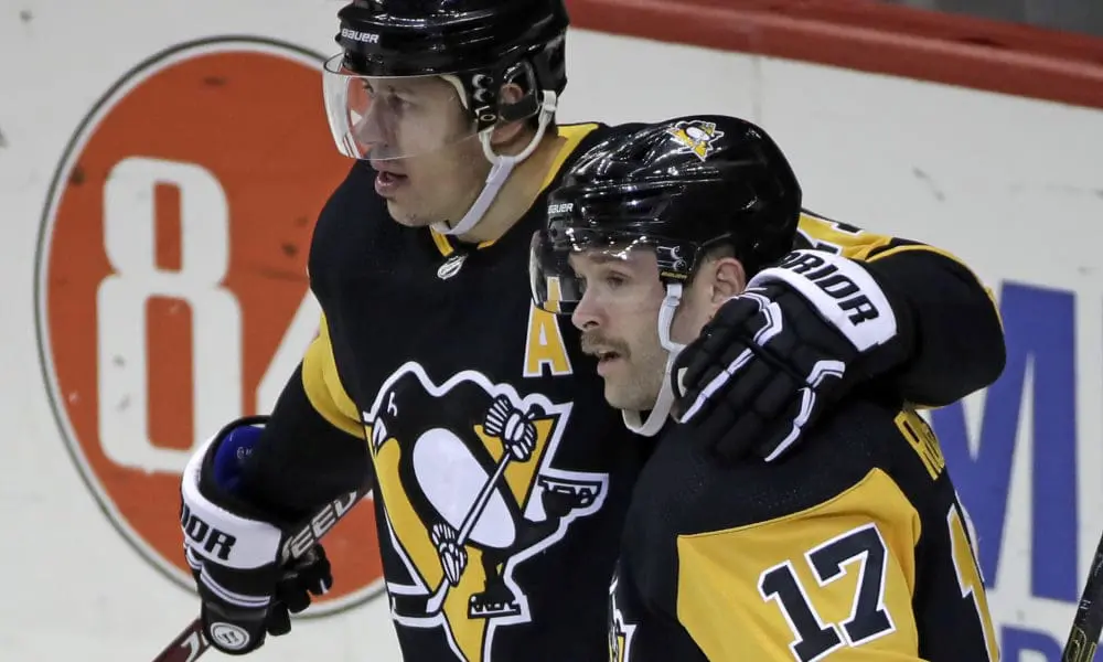 Pittsburgh Penguins lines, Bryan Rust, Evgeni Malkin