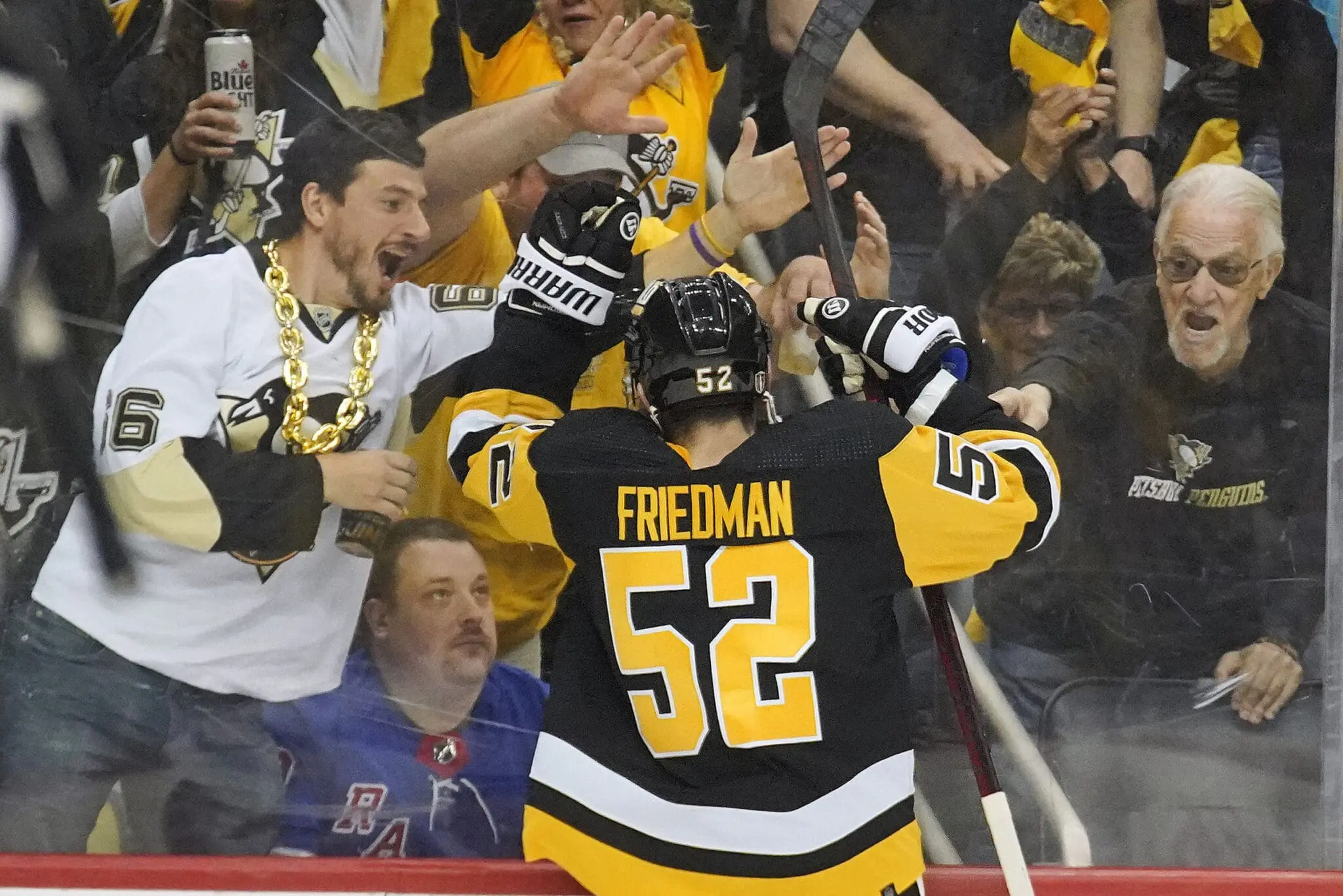 PIttsburgh Penguins, Mark Friedman, Game 4 New York Rangers