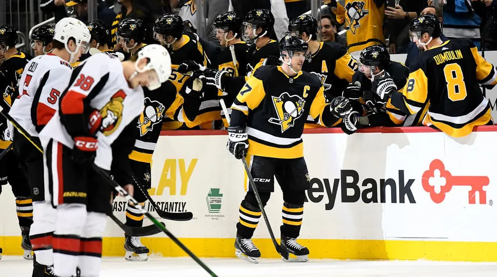 NHL sports betting, Pittsburgh Penguins Sidney Crosby