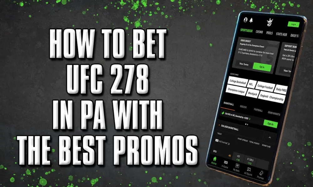 how to bet ufc 278 in pa