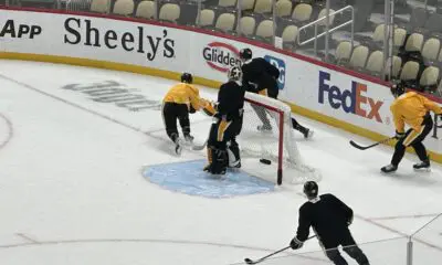 Pittsburgh Penguins practice,