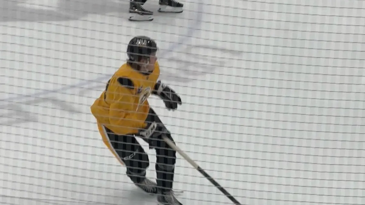 Owen Pickering, Pittsburgh Penguins rookies. Mike Sullivan