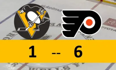 Penguins Game 6-1 loss to Flyers