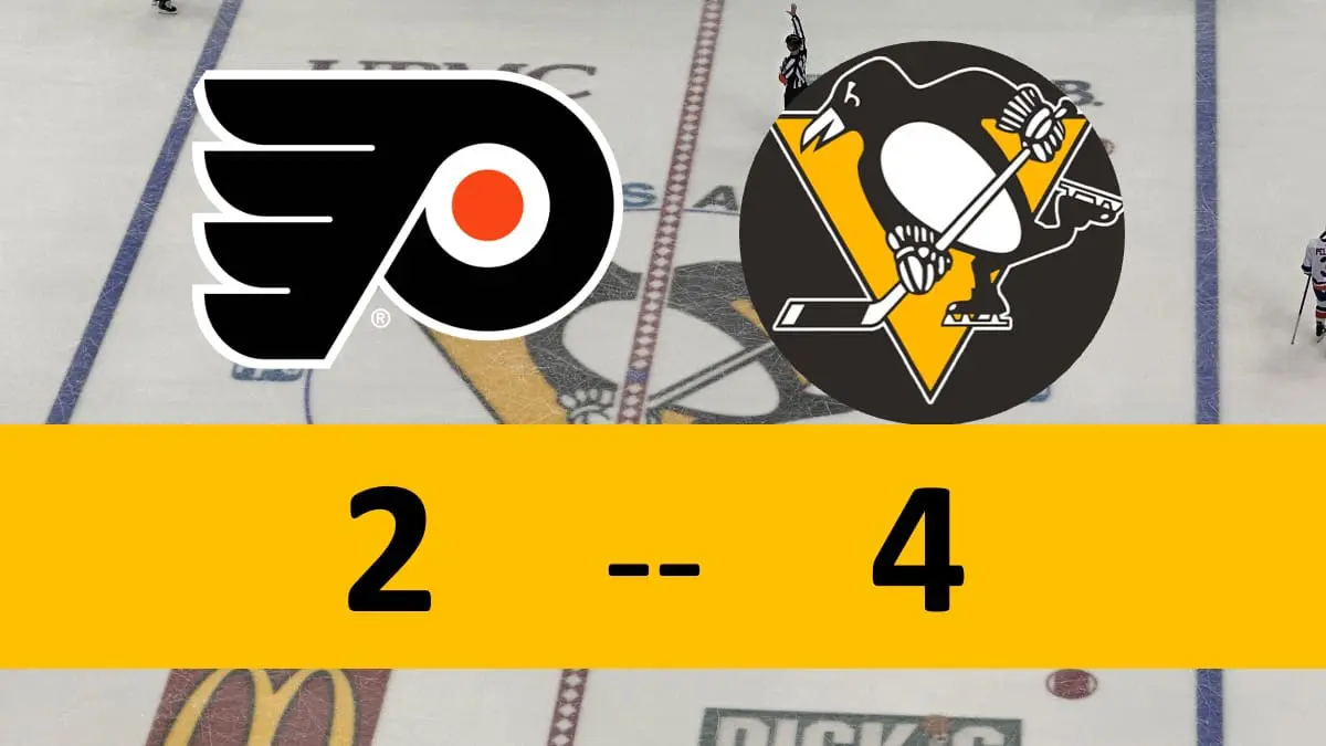 {Pittsburgh Penguins game, 4-2 win Philadelphia Flyers