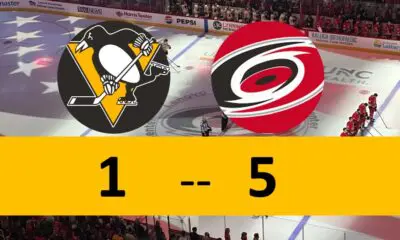 Pittsburgh Penguins Game 5-1 Loss Carolina Hurricanes