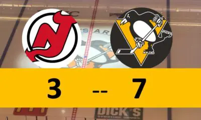 Pittsburgh Penguins Game 7-3 Win New Jersey Devils