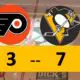 Pittsburgh Penguins Game 7-3 win Philadelphia Flyers