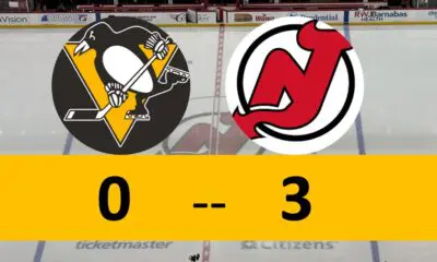 Pittsburgh Penguins Game Lose 3-0 New Jersey Devils