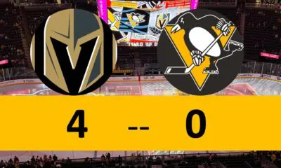 Pittsburgh Penguins Game Lose 4-0 Vegas Golden Knights