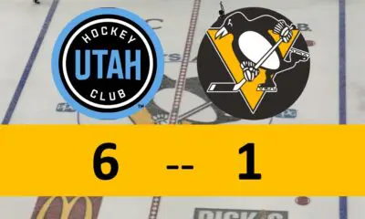 Pittsburgh Penguins Game Lose 6-1 Utah Hockey Club