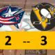 Pittsburgh Penguins Game Win 3-2 Columbus Blue Jackets