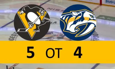 Pittsburgh Penguins Game Win 5-4 Overtime Nashville Predators