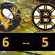 Pittsburgh Penguins Game, win 6-5 over Boston Bruins