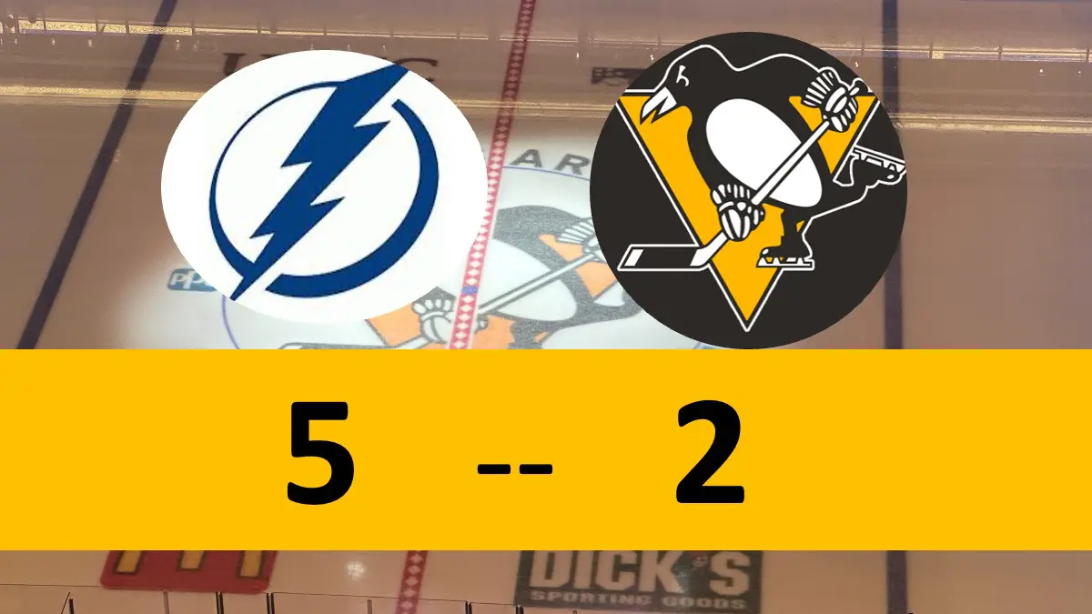 Pittsburgh Penguins Lose 5-2 Tamp Bay Lightning