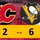 Pittsburgh Penguins Win 6-2 Over Calgary Flames