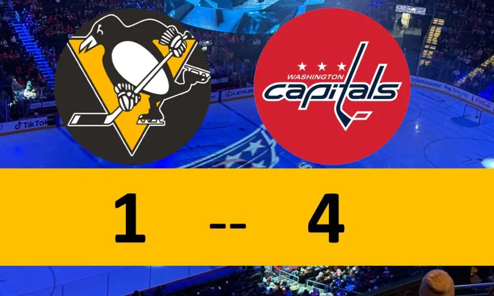 Pittsburgh Penguins game 4-1 Loss to Washington Capitals