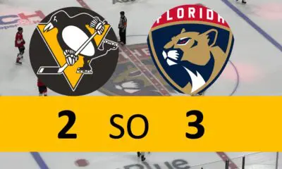 Pittsburgh Penguins game lose 3-2 SO Florida Panthers