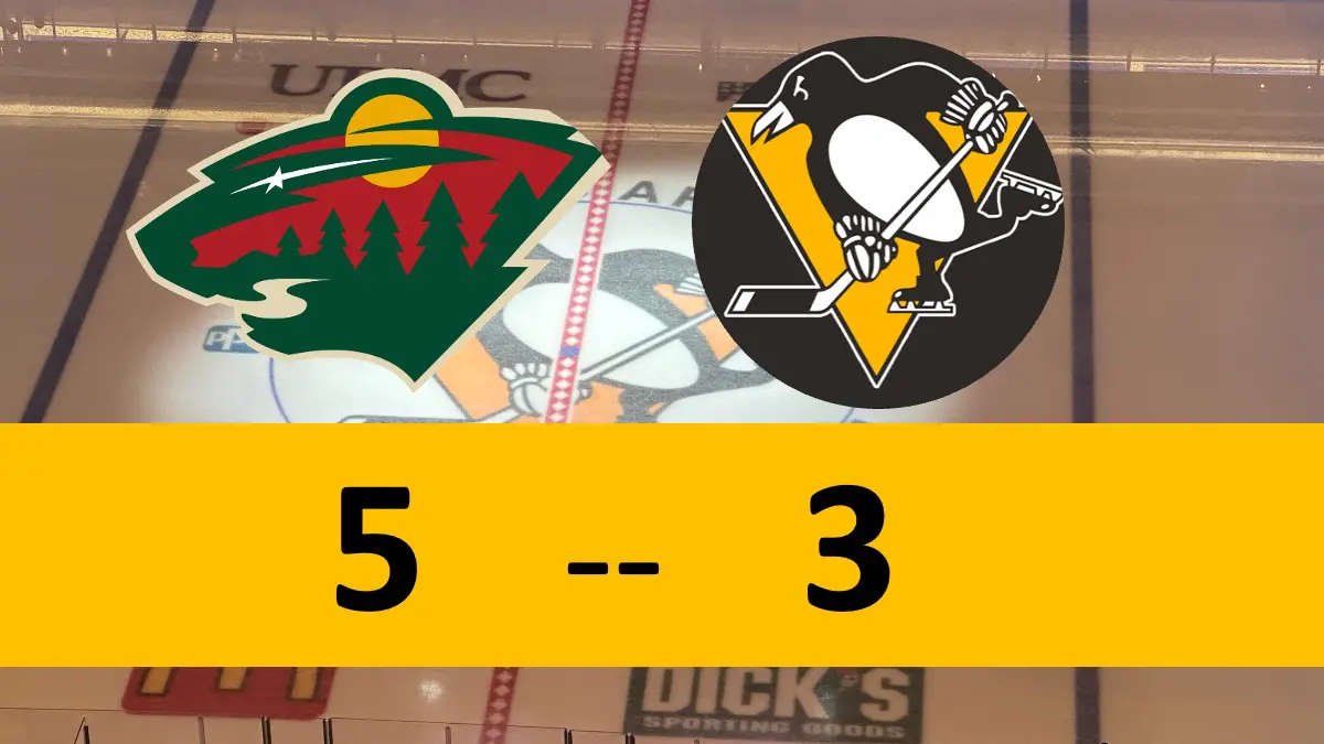 Pittsburgh Penguins lose 5-3 Minnesota Wild