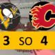 Pittsburgh Penguins lose shootout Calgary Flames