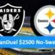 Steelers Bets, DraftKings Promo, FanDuel Promo, Raiders