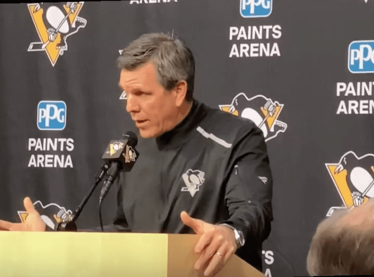 Pittsburgh Penguins head coach Mike Sullivan