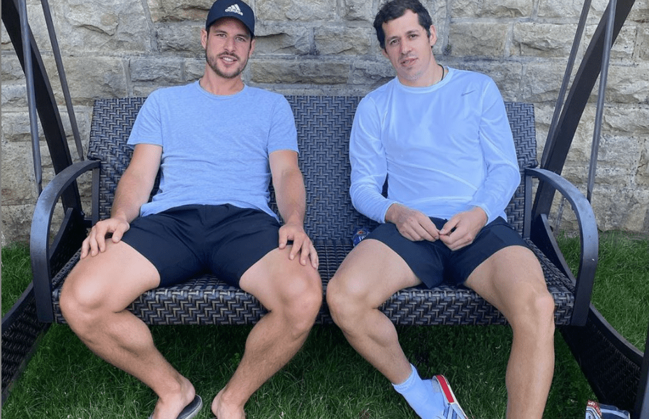 Sidney Crosby and Evgeni Malkin