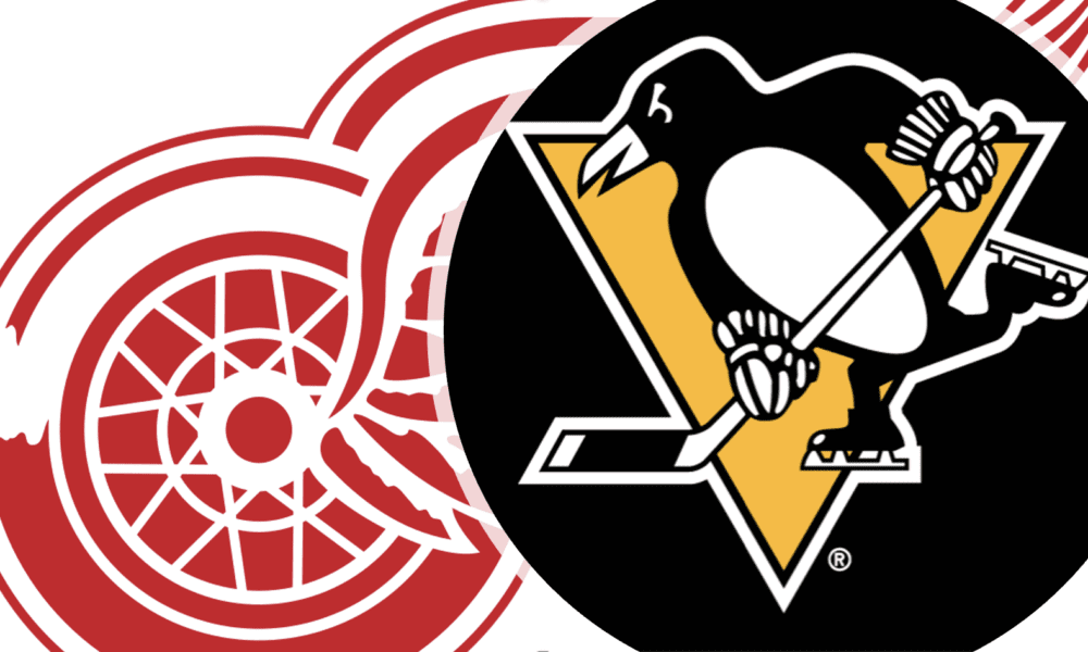 Pittsburgh Penguins, Detroit Red Wings logo