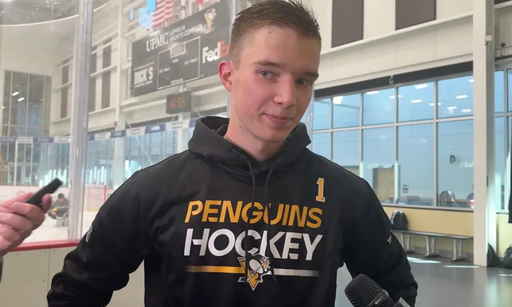 Pittsburgh Penguins prospect goalie Sergei Murashov