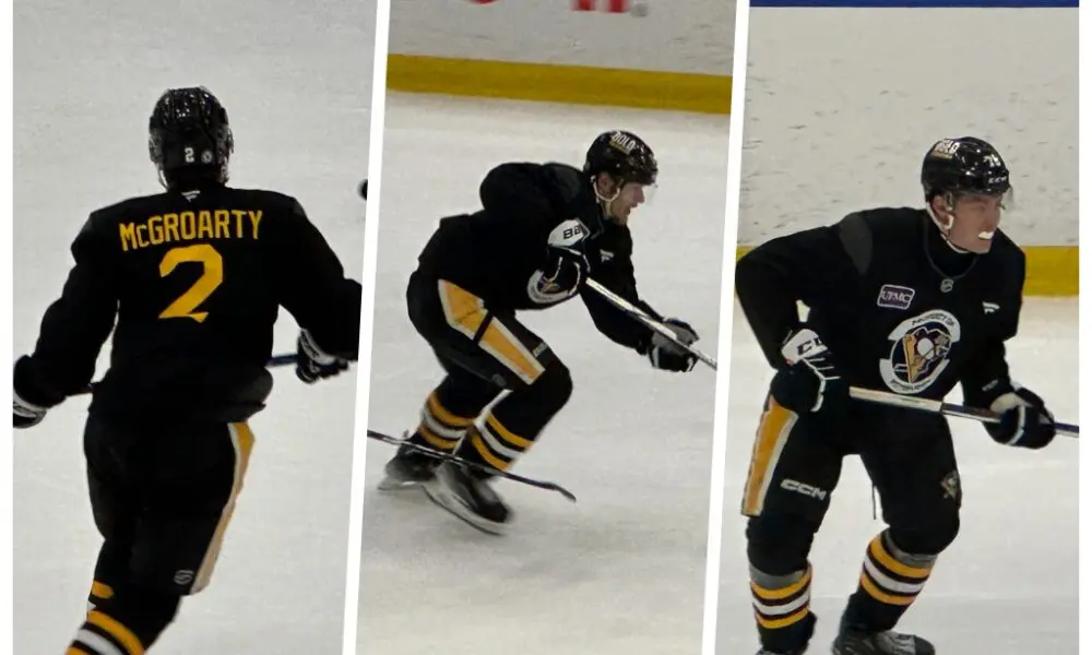 Pittsburgh Penguins prospects, Rutger McGroarty, Vasily Ponomarev, Isaac Bellieveau