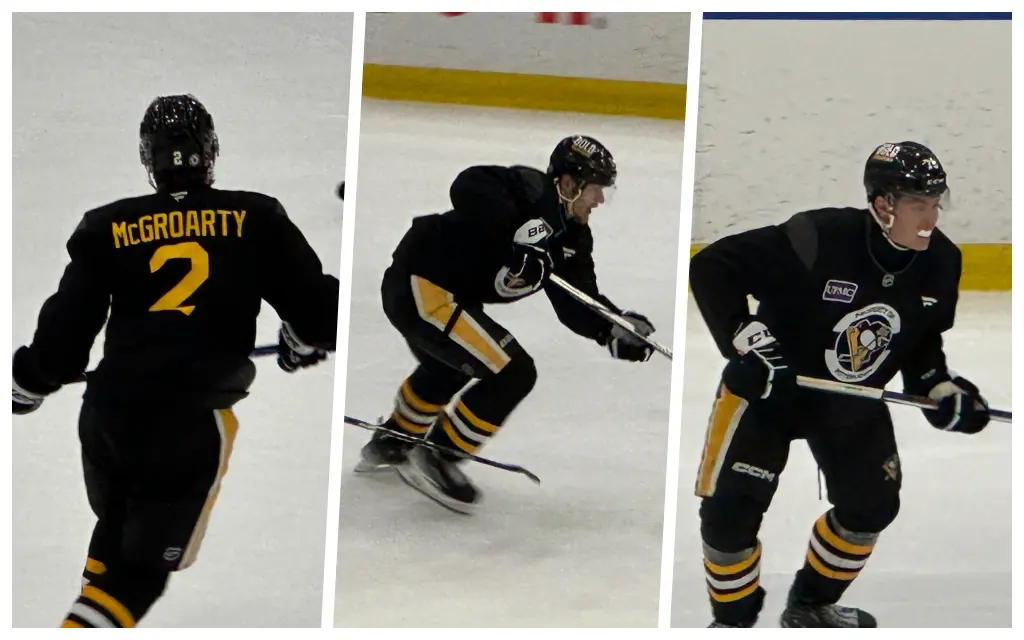 Pittsburgh Penguins prospects, Rutger McGroarty, Vasily Ponomarev, Isaac Bellieveau