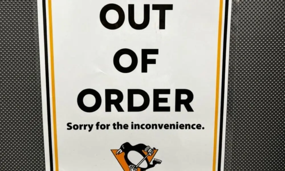 out of order sign