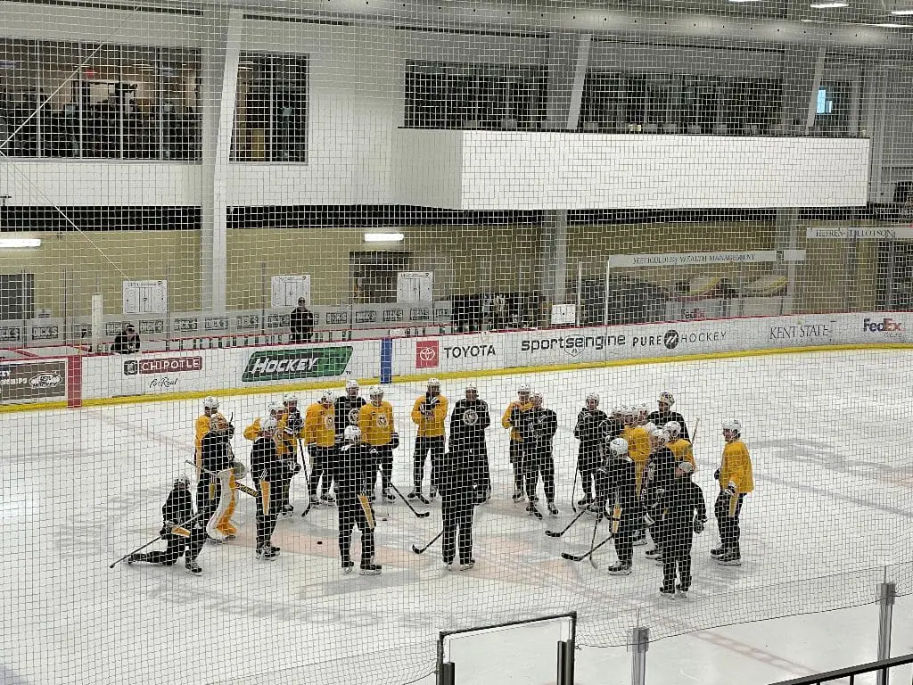 Pittsburgh Penguins practice