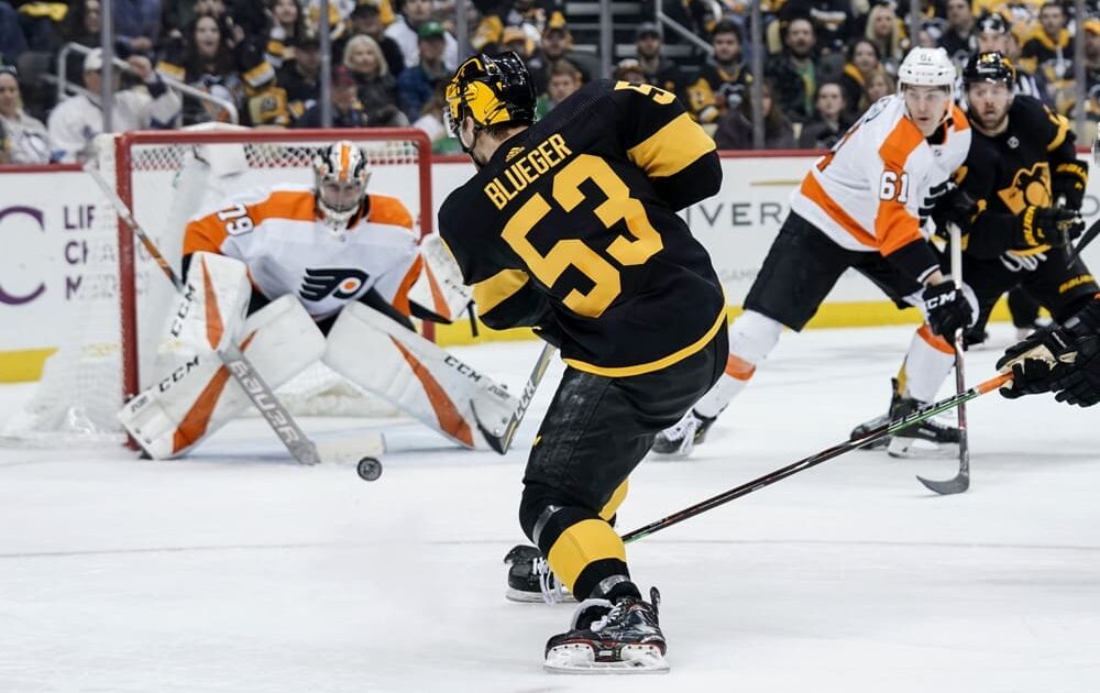 Teddy Blueger Pittsburgh Penguins