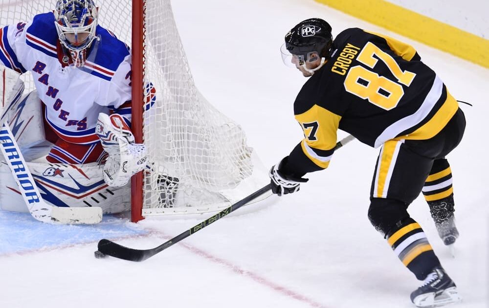 Pittsburgh Penguins Sidney Crosby New York Rangers