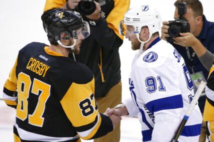 Pittsburgh Penguins Sidney Crosby, Steven Stamkos