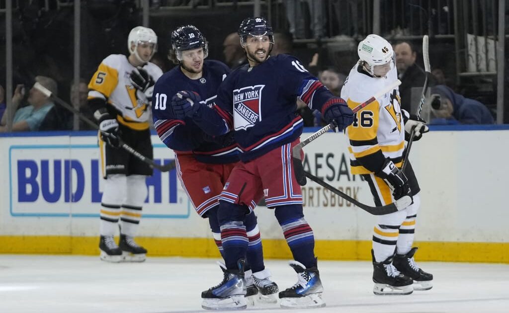 Pittsburgh Penguins game, Vincent Trocheck New York Rangers