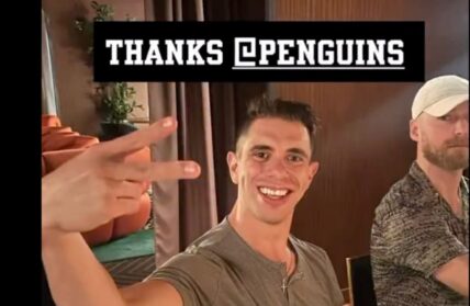 Brad Marchand trolls the Pittsburgh Penguins over Evan Rodrigues