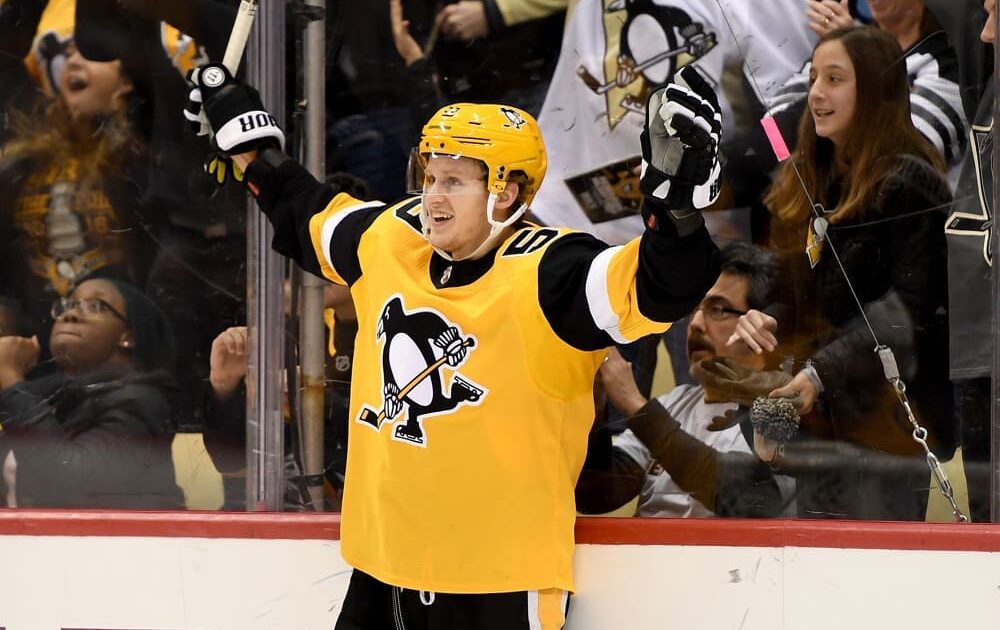 Jake Guentzel Pittsburgh Penguins Lines