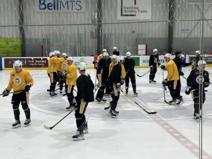 Pittsburgh Penguins practice, Winnipeg