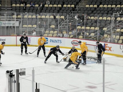 Pittsburgh Penguins Practice, Power play 2 Nov. 22