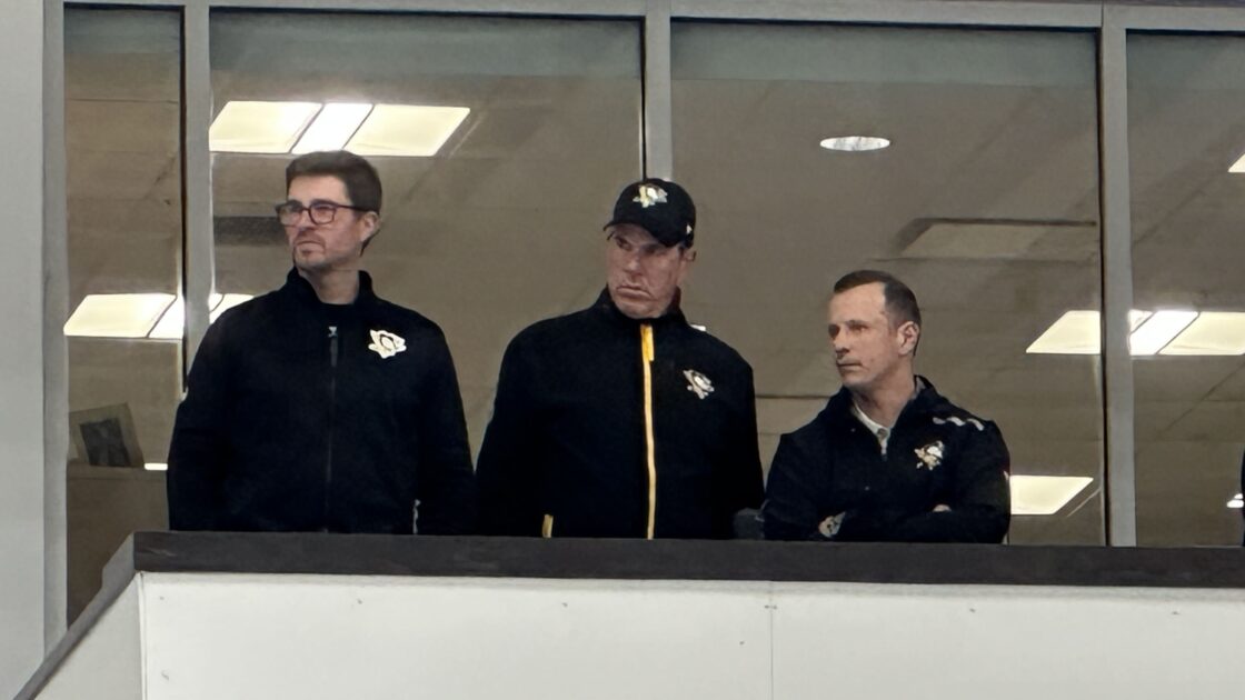 Kyle Dubas, Mike Sullivan, Jason Spezza, Pittsburgh Penguins 9/22/23