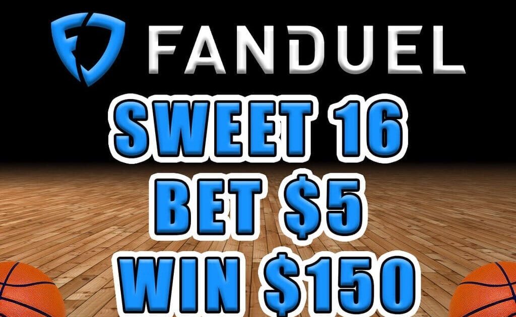 fanduel sportsbook ncaa tournament bet 5 win 150